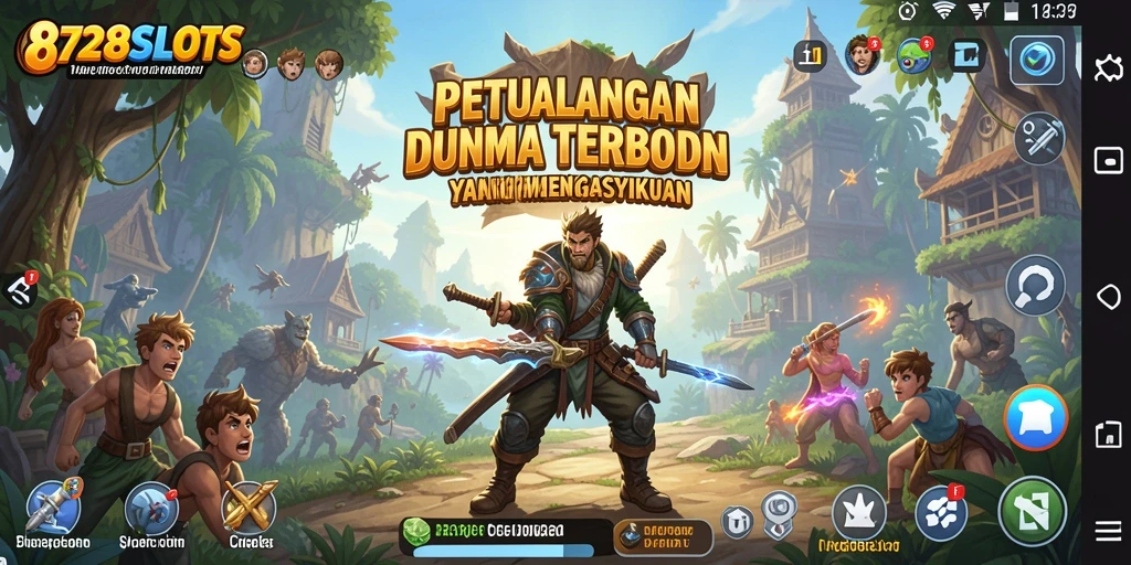 Screenshot gameplay Open World dari 8728SLOTS yang menampilkan petualangan mendebarkan.