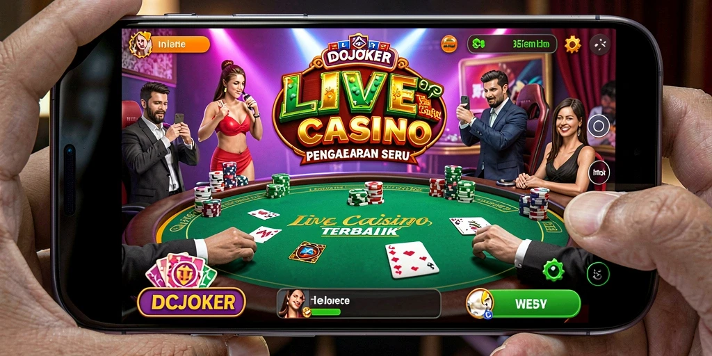 Tampilan gameplay Live Casino yang menarik di IDCJOKER.