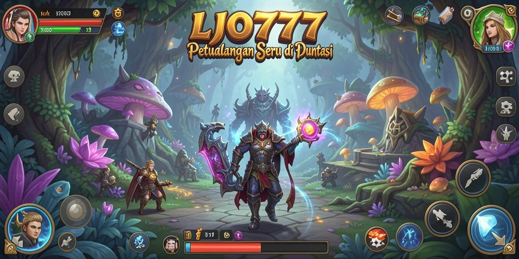 Menampilkan gameplay mendebarkan dari LJO777 di dunia petualangan.