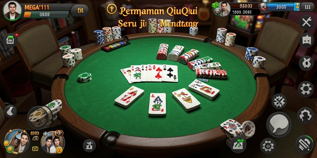 Tampilan gameplay seru QiuQiu di MEGA111.
