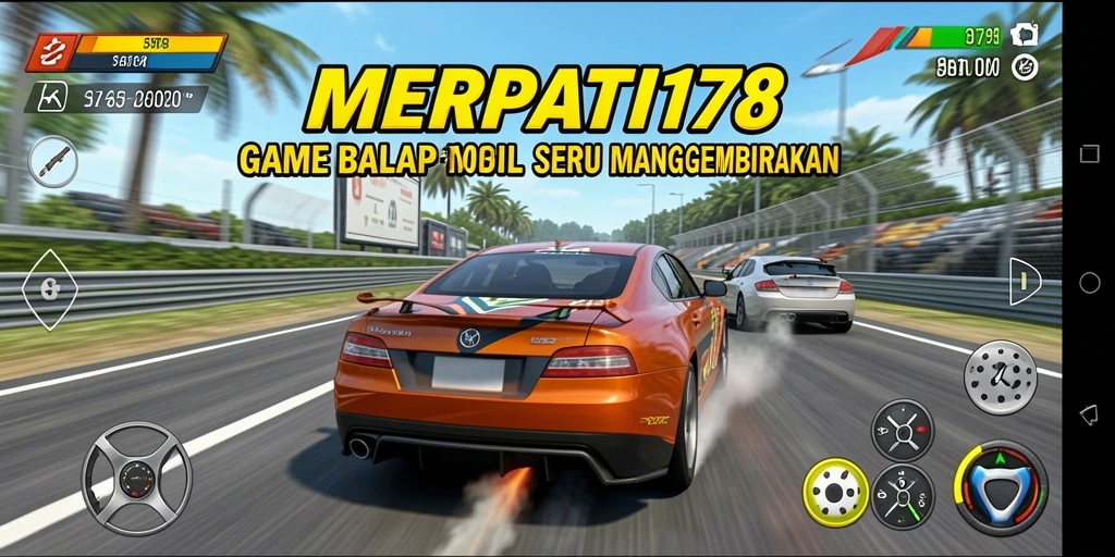 Gameplay balap mobil yang mendebarkan dan penuh tantangan.