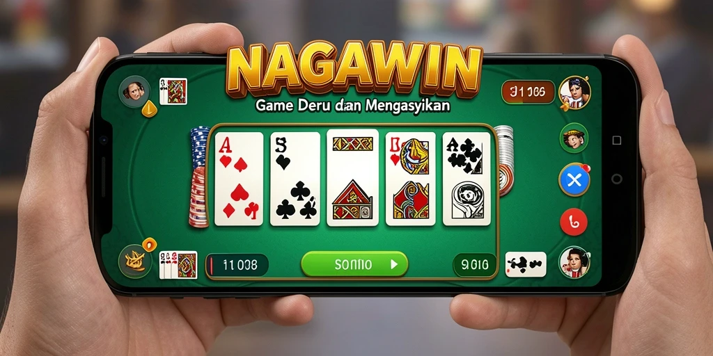 Tampilan gameplay NAGAWIN yang menarik dan seru.