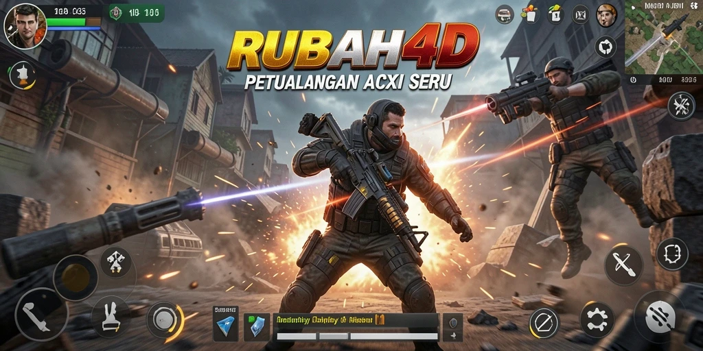 Tangkapan layar gameplay RUBAH4D yang mendebarkan dengan aksi bertarung seru.