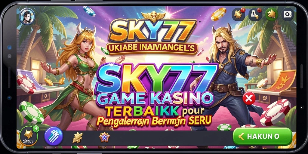 Gameplay seru di aplikasi Kasino SKY77 dengan grafis yang menakjubkan.