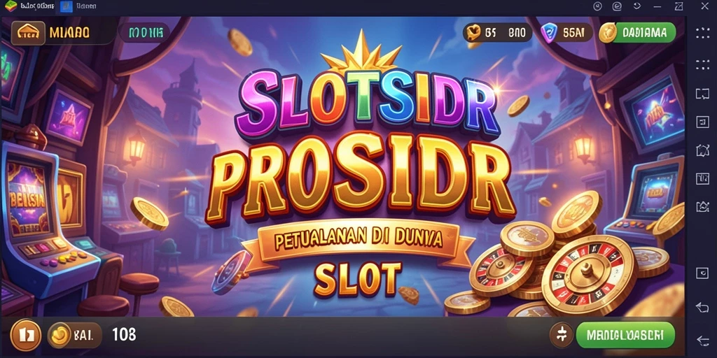 Gambaran gameplay menegangkan di SLOTSIDR dengan berbagai mesin slot menarik.
