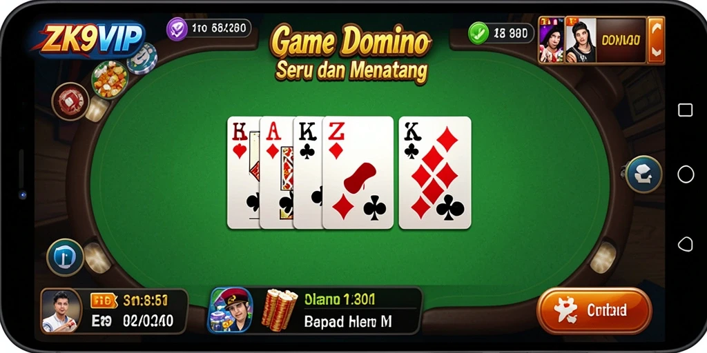 Tampilan gameplay seru dan menantang di ZK9VIP.